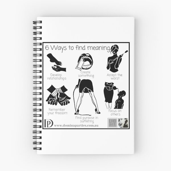 Item preview, 6 ways to find meaning @dominaparties.au designed and sold by LHDart.