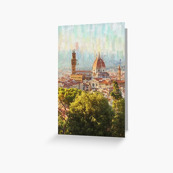 Florence Cityscape Greeting Card
