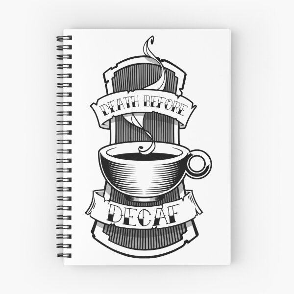 Item preview, death before decaf designed and sold by jonnychiba.