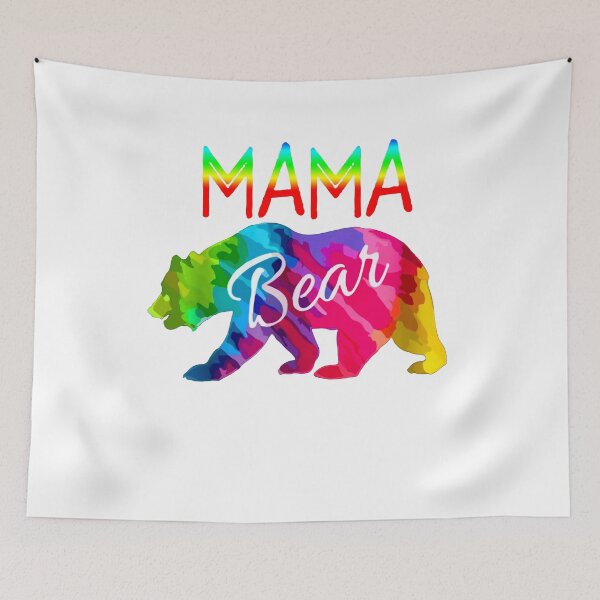 Item preview, Men's Women's T Shirt Colorful Mama Bear for Mother's Day designed and sold by TeeAmz.