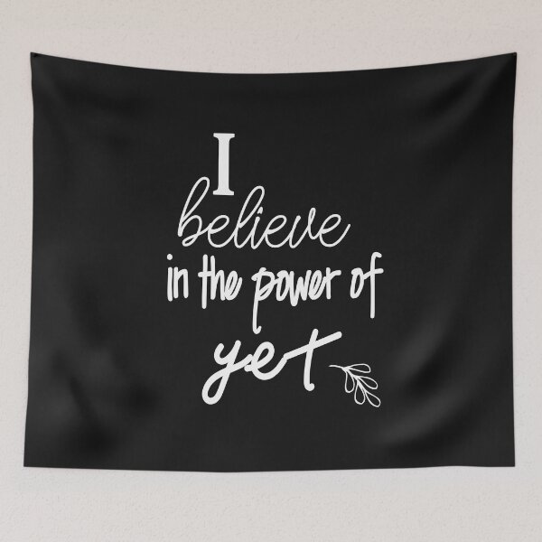 Item preview, Power Of Yet Growth Mindset Believe Trendy Teacher Gift designed and sold by Sapphire Star.