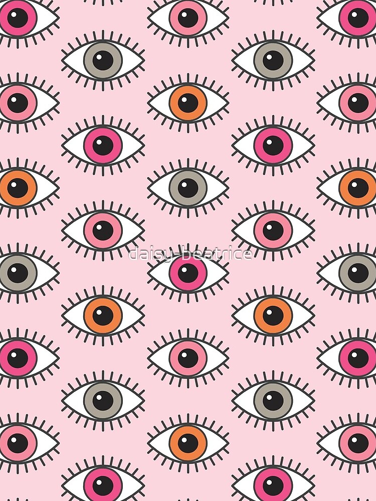 Eyes Wide Open - in Pastel Pinks by daisy-beatrice