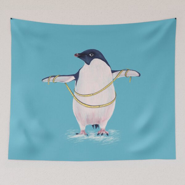 Item preview, Cute Fat Penguin Goes On Diet designed and sold by Boriana Giormova.