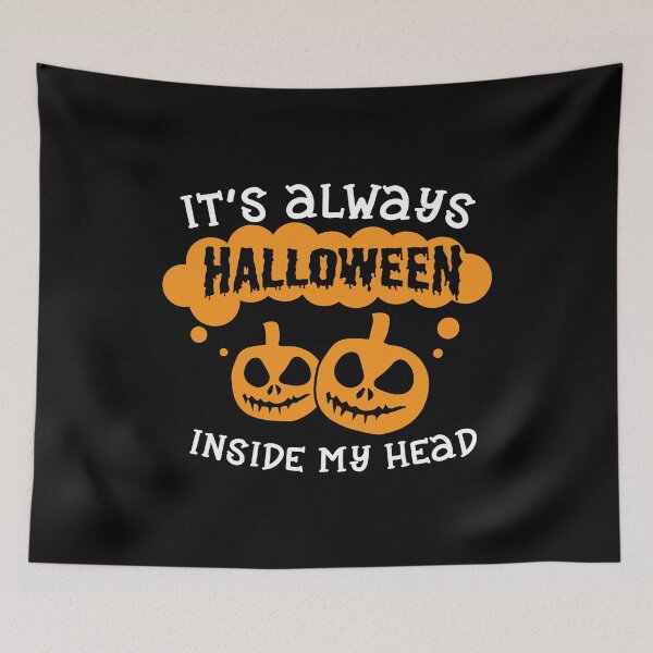 Item preview, Halloween Shirt Always Halloween Inside My Head Gift Tee designed and sold by haselshirt.