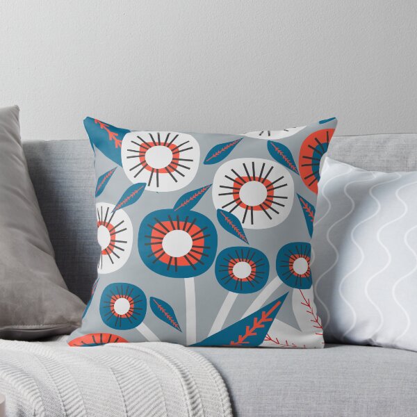 Item preview, Florales modernos en rojo y azul. designed and sold by cocodes.