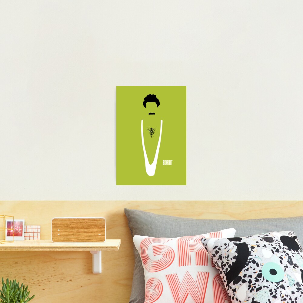 Borat - Alternative Movie Poster Photographic Print