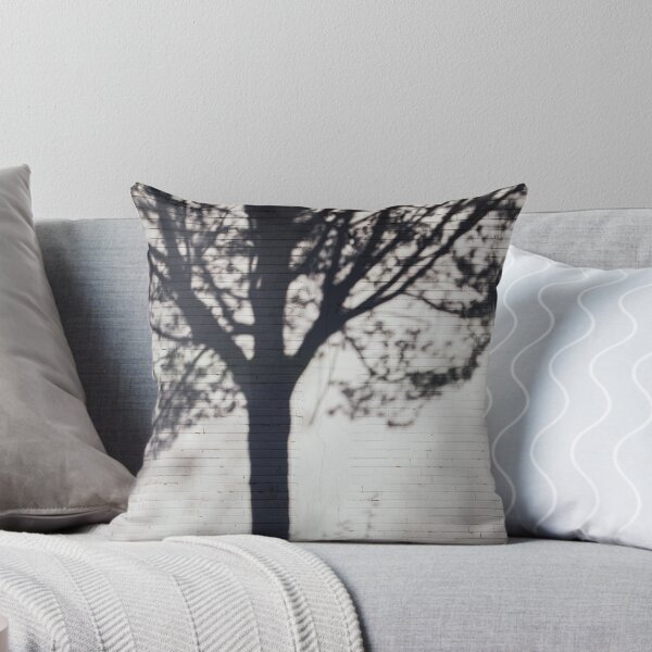 Item preview, Shadow of Tree on White Brick Wall designed and sold by visualspectrum.