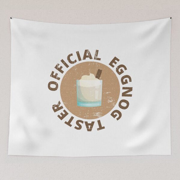 Item preview, Official Egg Nog Taster - Distressed Christmas and Holiday Gift Design designed and sold by Theodore Cory.