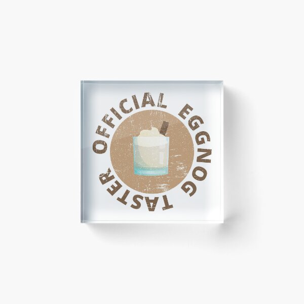 Item preview, Official Egg Nog Taster - Distressed Christmas and Holiday Gift Design designed and sold by Theodore Cory.