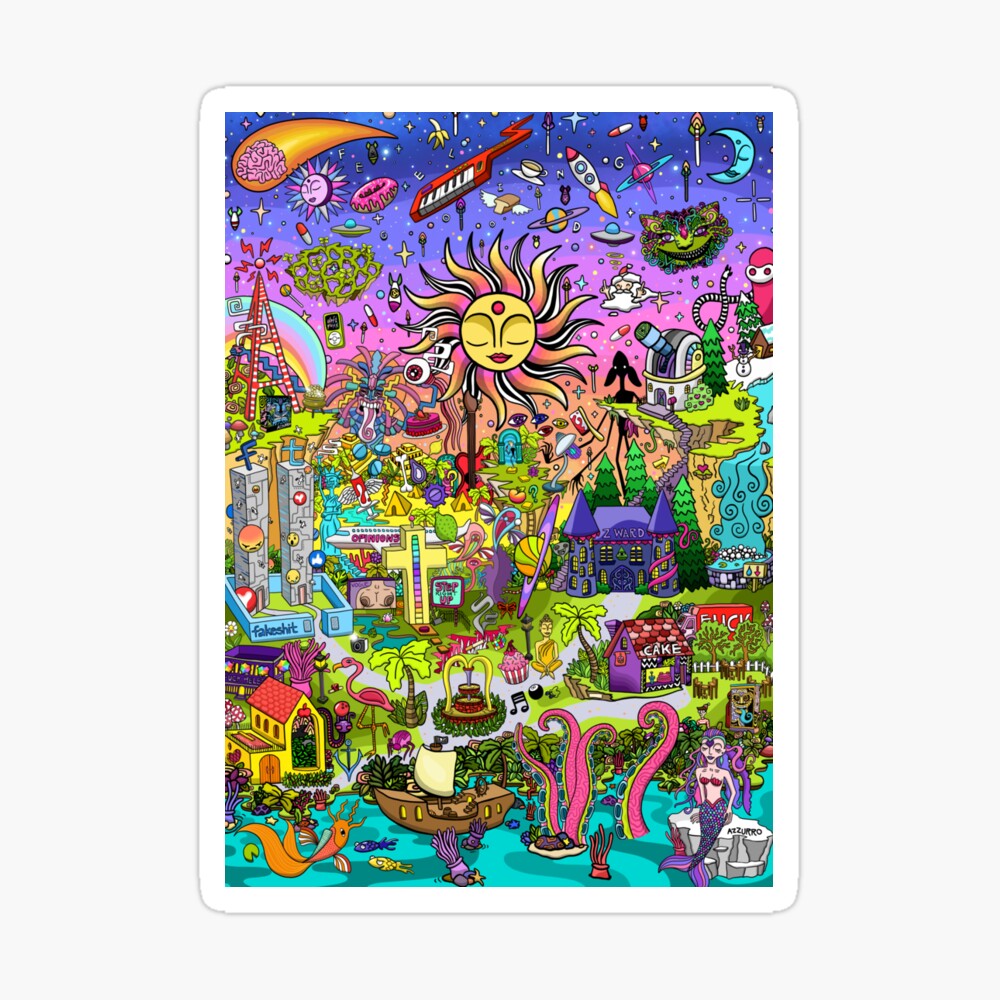 PSYCHEDELIC SUNSET REMIX iPhone Case