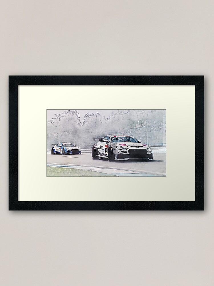 Alternate view of Audi TT Cup Racing Framed Art Print