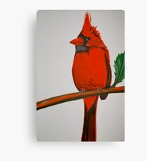Cardinalis Cardinalis Canvas Print