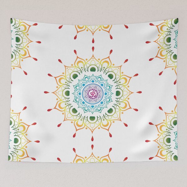 Item preview, Rainbow OM mandala designed and sold by BazookaFrog.