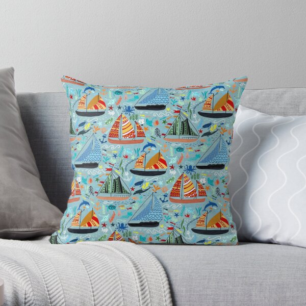 Contempo Indoor Pillows/Fish Life