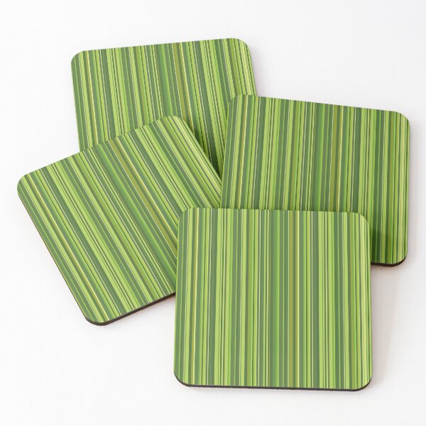 Item preview, Many multi colored stripes in green designed and sold by pASob-dESIGN.