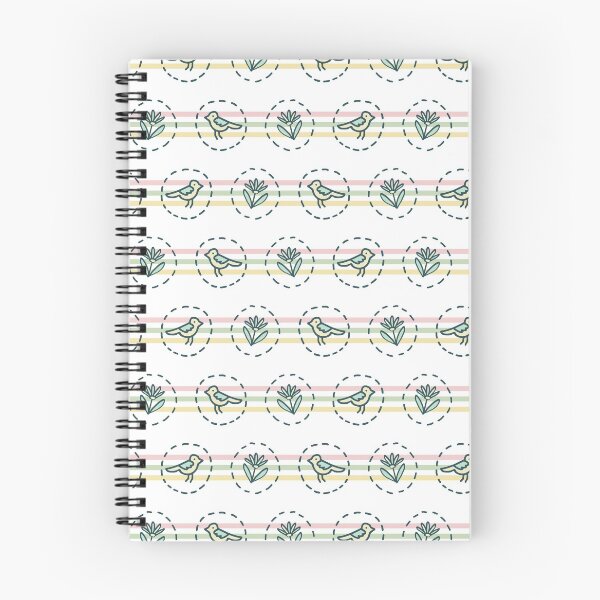 Item preview,  Tiny Birds Dotty Stripes Seamless Pattern.  designed and sold by Limolida.
