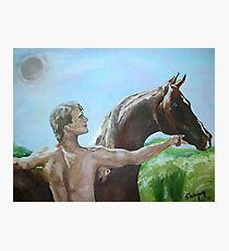 This is an homage to Patrick Swayze Photographic Print
