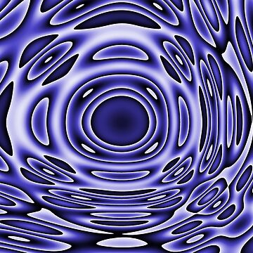 Artwork thumbnail, Psychodelia Purple Black and White Groovy Art - Trippy Gift by OneDayArt