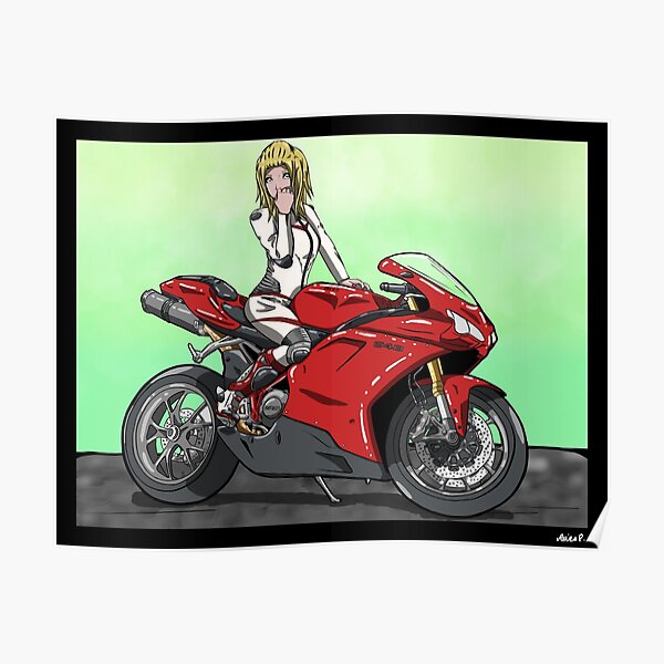 Giulia - 2008 Ducati 848 Poster