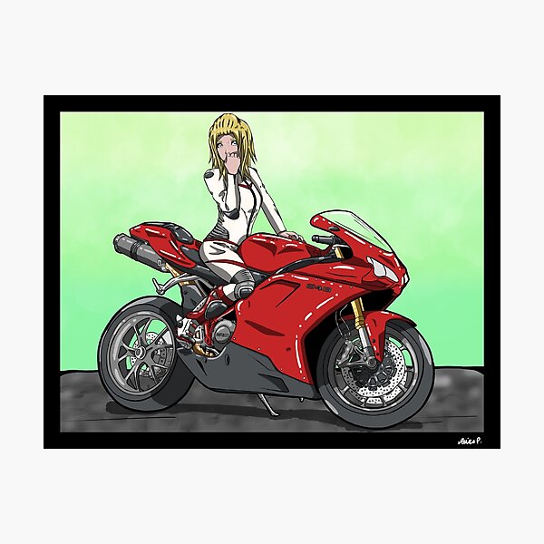 Giulia - 2008 Ducati 848 Photographic Print