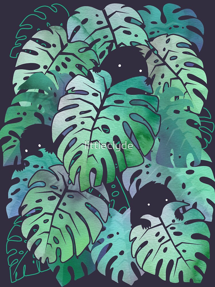 Monstera Monsters by littleclyde