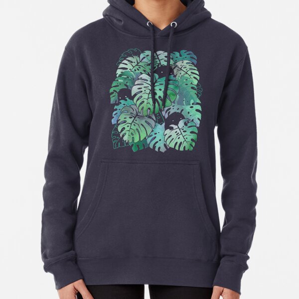 Monstera Monsters Pullover Hoodie