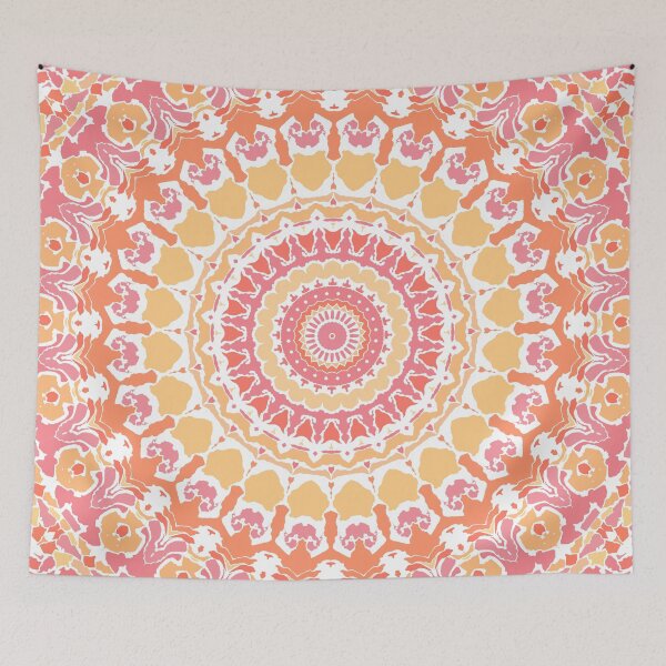 Item preview, Sunshine in the Summer Mandala designed and sold by Kelly Dietrich Mandala & Fractal Art.