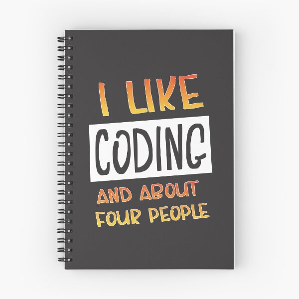 Item preview, I Like Coding And About Four People Funny Programmer  designed and sold by sherogins.