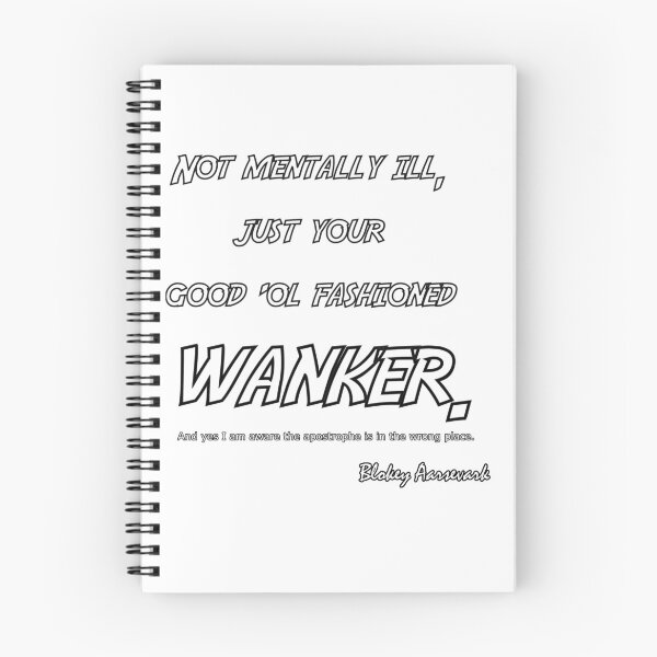 Item preview, Wanker designed and sold by Blokey Aarsevark.