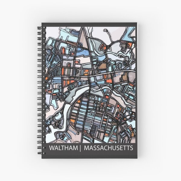 Waltham, MA Spiral Notebook
