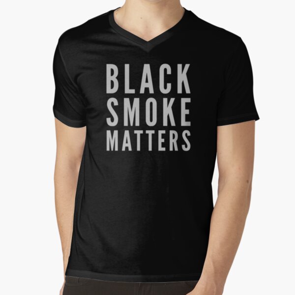 black smoke matters t shirt