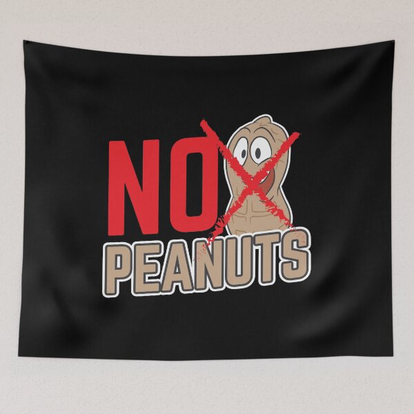 Item preview, Nuts Allergy No peanuts Funny Birthday Gift designed and sold by haselshirt.