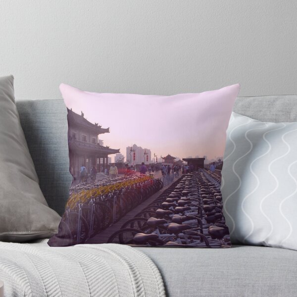 Item preview, Bikes on the Wall, Sunset designed and sold by justineb.