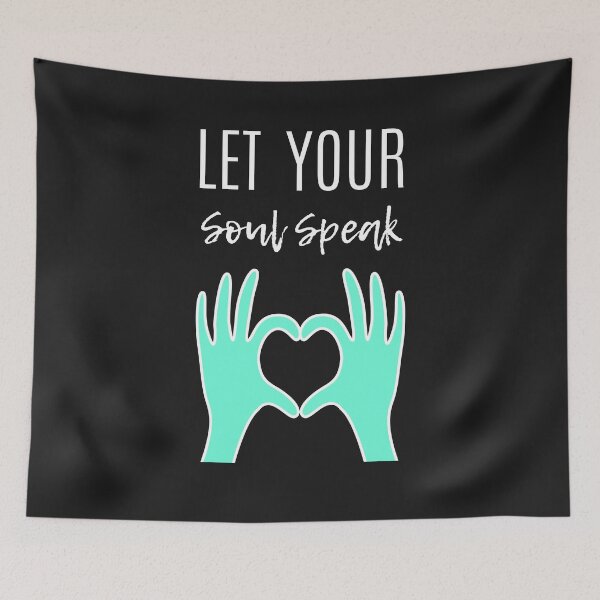 Item preview, Let Your Soul Speak designed and sold by FluffyTheDude.