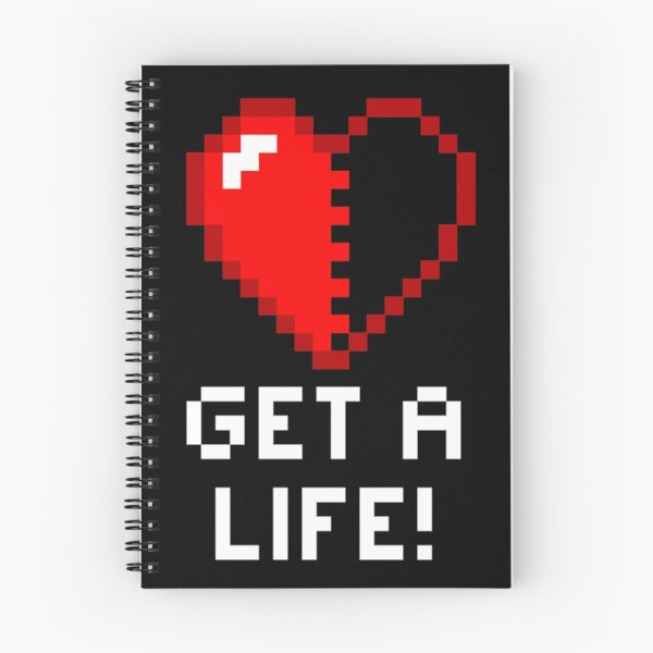 Item preview, Get a Life! - Black Edition designed and sold by Fix-it-Fran.
