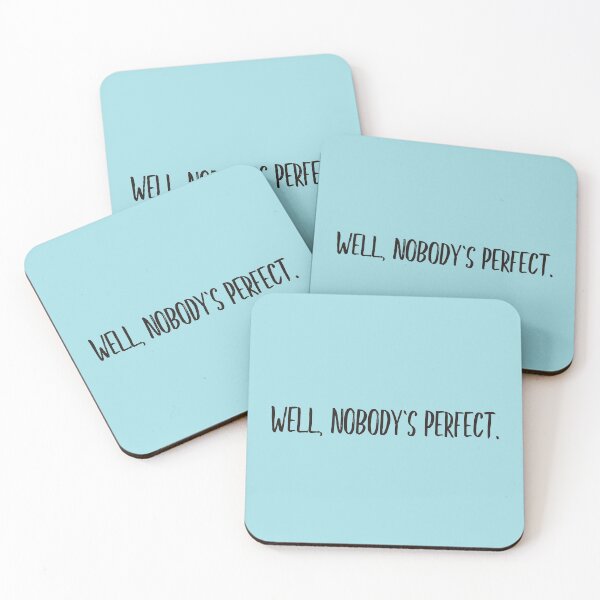 Item preview, Well, nobody's perfect (black) designed and sold by didijuca.