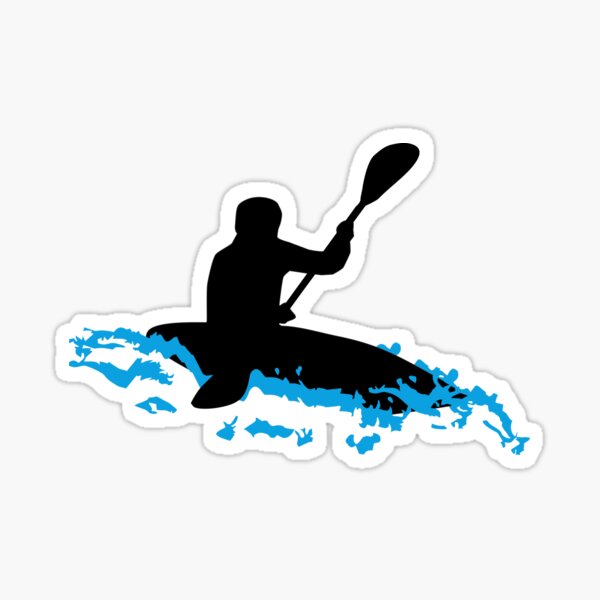 Details about   Kayak skeleton Decal Canoe Sticker River Raft White Water sticker 