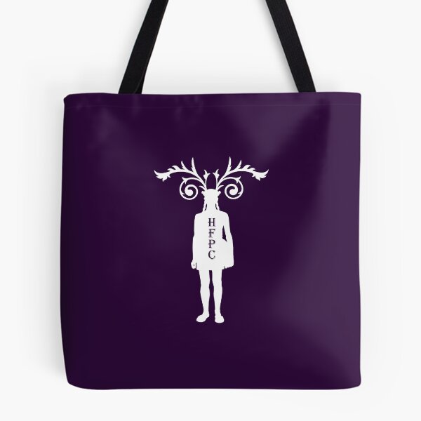 Item preview, Hell Fire Potters Club silhouette logo for dark t-shirts designed and sold by drewmonkey.