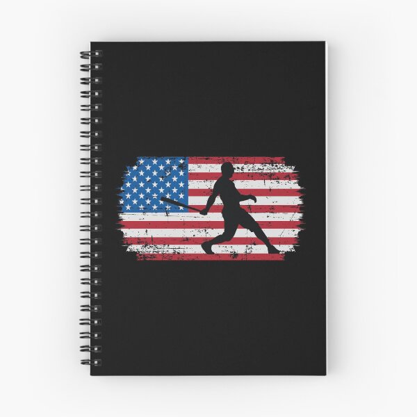 Item preview, Baseball Hitter Bat Distressed American Flag designed and sold by LarkDesigns.