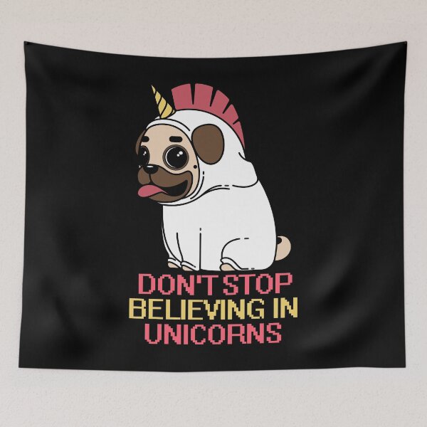 Item preview, Unicorn pug designed and sold by JamesMcGill1.