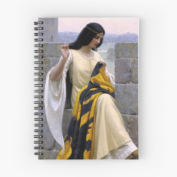Item preview, Stitching the Standard - Edmund Blair Leighton designed and sold by EuropeTreasures.