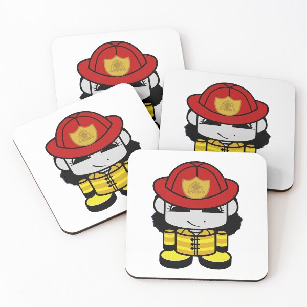 Item preview, HERO'BOT Firefighter Molly "Leven" Williams designed and sold by Carbon-Fibre Media.