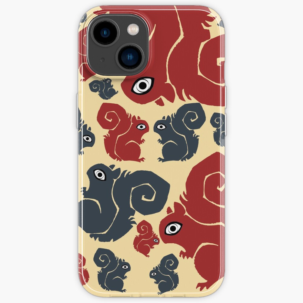 "Red Squirrel vs Grey Squirrel" iPhone Case for Sale by TheChicken