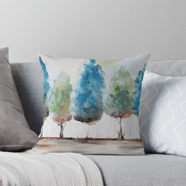 Item preview, Washy Blue Trees C designed and sold by Jean Plout.