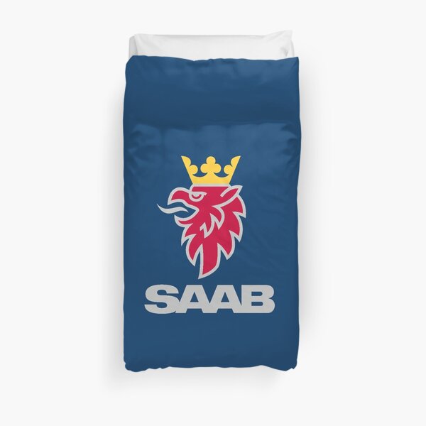 Saab logo products Duvet Cover