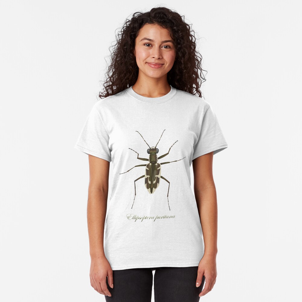 Puritan tiger beetle, Ellipsoptera puritana Classic T-Shirt