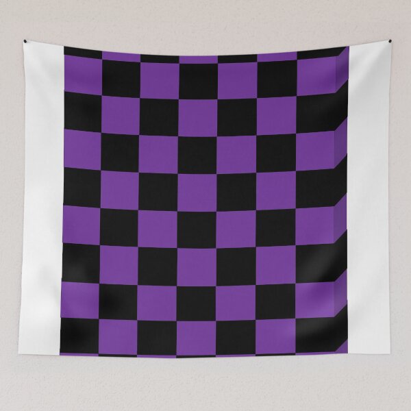 Item preview, Purple bee checkers designed and sold by MaxAven.