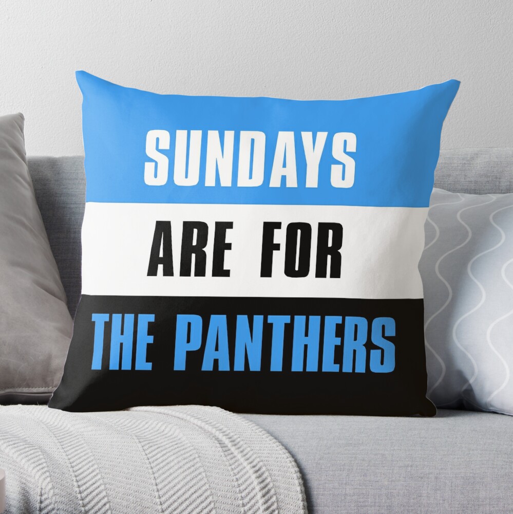 Sundays are for The Panthers, Carolina Football  Graphic T-Shirt Dress for  Sale by elhefe