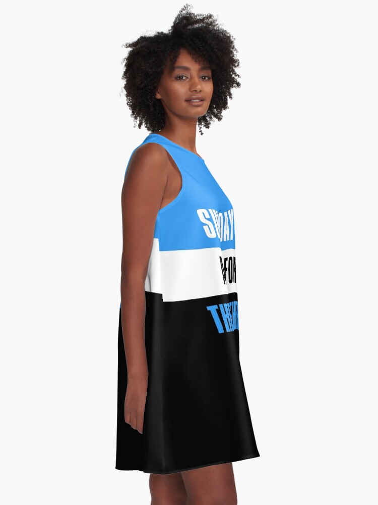 Sundays are for The Panthers, Carolina Panthers' A-Line Dress for Sale by  elhefe