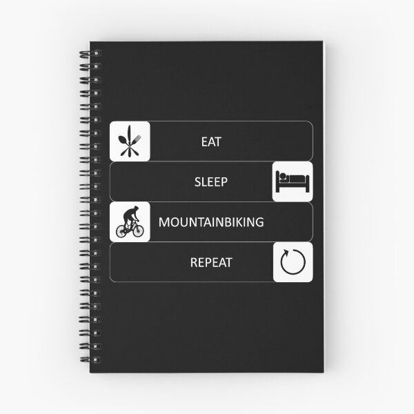 Item preview, Eat, sleep, mountainbiking, repeat designed and sold by AndiHK.